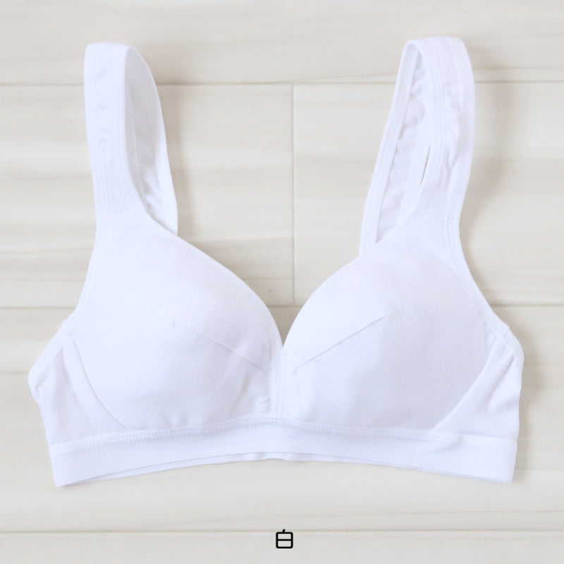 スポーツブラ 綿 ノンワイヤーブラジャー SS~LL (ノンワイヤーブラ ブラジャー 子供 ジュニアブラ インナー) (在庫限り)