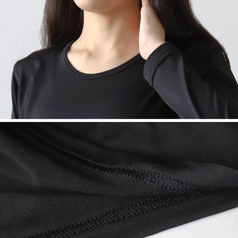 子供 裏起毛 インナー 女の子 8分袖 tシャツ 薄手 クルーネック 100cm~160cm キッズ 子ども 下着 肌着 冬 小学生 あったかインナー 防寒 裏微起毛 ロンT ふわふわ 100 110 120 130 140 150 160