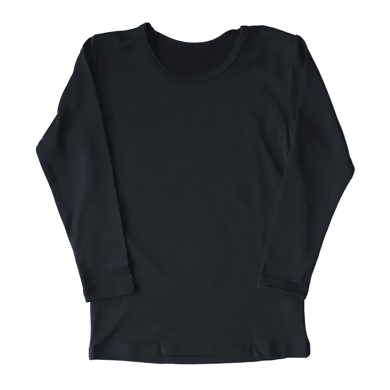 子供 裏起毛 インナー 女の子 8分袖 tシャツ 薄手 クルーネック 100cm~160cm キッズ 子ども 下着 肌着 冬 小学生 あったかインナー 防寒 裏微起毛 ロンT ふわふわ 100 110 120 130 140 150 160