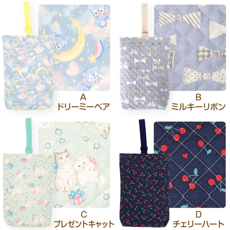 シューズバッグ シューズケース 上履き入れ 小学生 子供用 キッズ 男の子 女の子 キルティング 約30cm×23cm 通園 通学 幼稚園 保育園 入園準備 靴入れ 靴袋 入学準備 綿100 キルト (在庫限り)