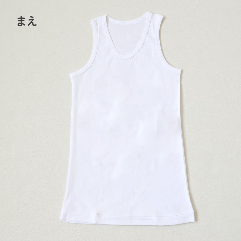 男の子 タンクトップ 子供 インナー ランニング 綿100 2枚組 100cm~160cm ノースリーブ 下着 シャツ 袖なし 肌着 男児 子供肌着 子ども キッズ ジュニア 無地 シンプル セット 2P コットン 白