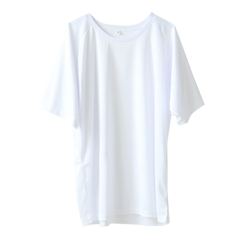 大きいサイズ メンズ インナー 半袖 丸首 クルーネック メッシュ 3L~5L 肌着 シャツ 下着 夏 涼しい ビッグ 大寸 白t 大きめ でかい ぽっちゃり 肥満 マッチョ 筋肉 体型カバー 3L 4L 5L (在庫限り)
