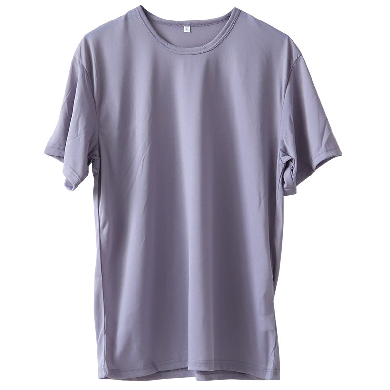 メンズ インナー 半袖 丸首 シャツ Tシャツ M~LL 超薄手 軽い 涼しい 夏 肌着 下着 アンダーウェア 夏 薄手 速乾