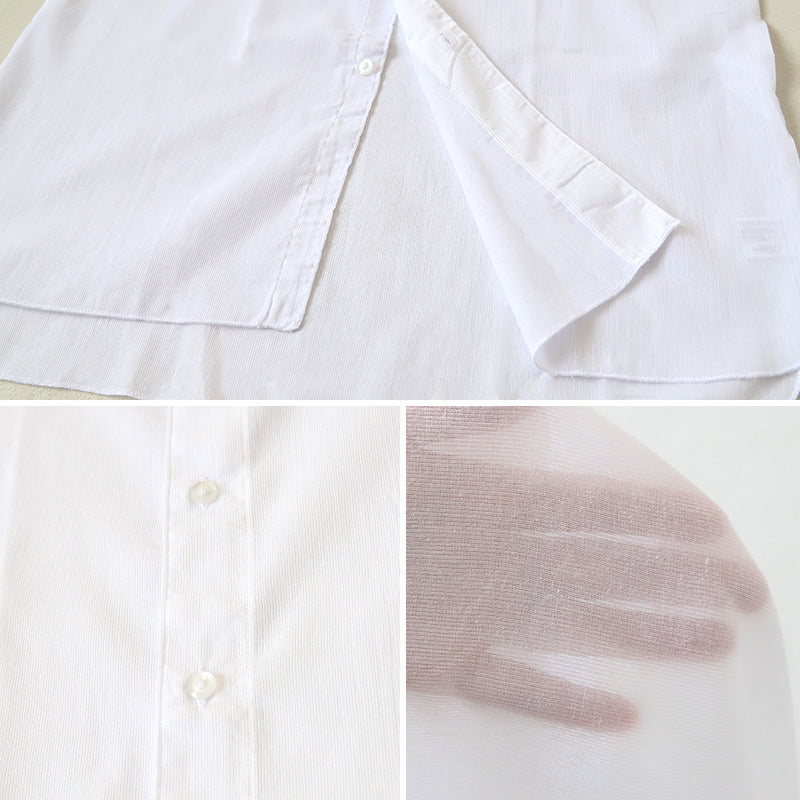 クレープ肌着 メンズ 半袖 tシャツ 面二 前開き 綿100% 2枚組 M~LL 下着 インナー 夏 涼しい 吸汗速乾 男性 紳士 コットン 丸首 M L LL