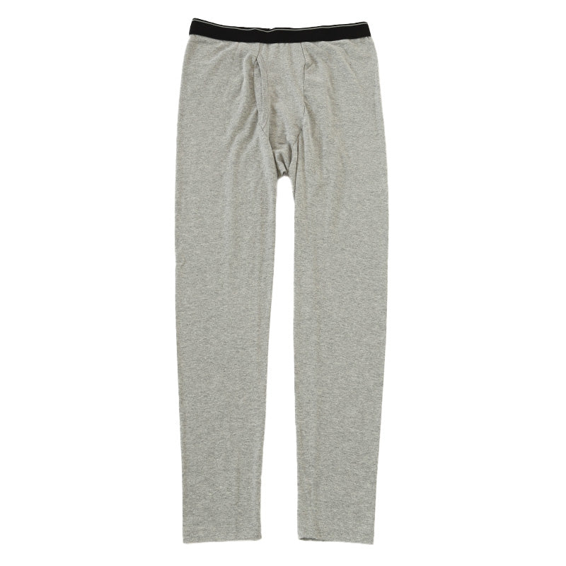 大きいサイズ ロングタイツ メンズ 前あき 3L 4L 5L 大寸 インナー ズボン下 ズボン ももひき フィット 薄い 軽い 前開き 黒 グレー (在庫限り)