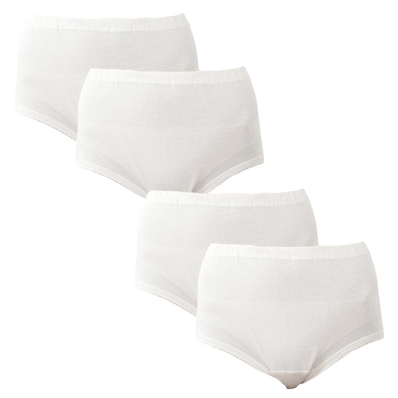 綿100% ショーツ レディース 深ばき ゆったり 2枚組 2セット M L LL 下着 女性 パンツ 深履き 大きめ お腹すっぽり 大きい 60代 70代 肌着 インナー 介護 介護パンツ 入院 病院 日本製 まとめ売り