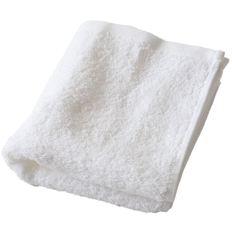 エステ用 21番手単糸 フェイスタオル最厚手(360匁) 約34cm×81cm 最厚地 綿100% 無地 ホテルタオル