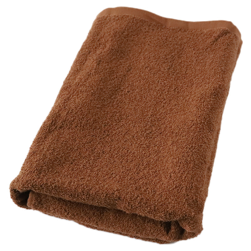 エステ用 21番手単糸 バスタオル標準厚(900匁) 約65cm×130cm 標準厚地 綿100% 無地 ホテルタオル