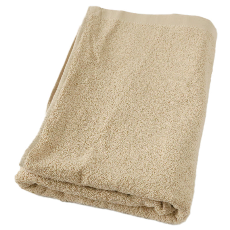 エステ用 21番手単糸 バスタオル標準厚(900匁) 約65cm×130cm 標準厚地 綿100% 無地 ホテルタオル