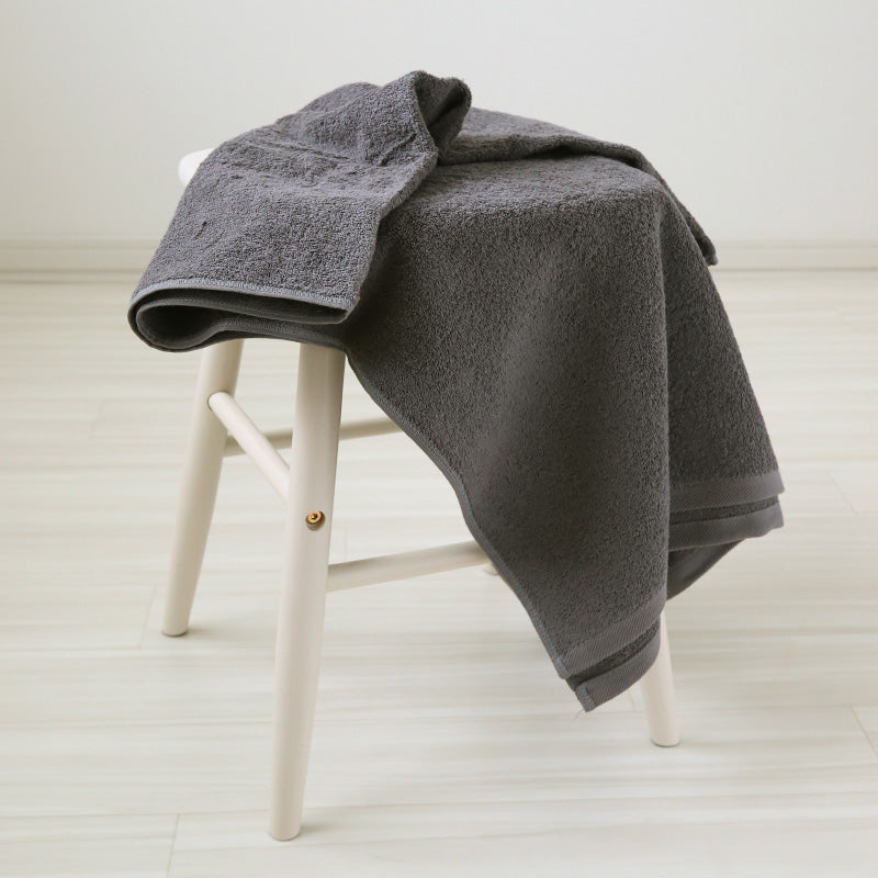 エステ用 21番手単糸 バスタオルやや厚手(1200匁) 約65cm×130cm 標準厚地 綿100% 無地 ホテルタオル
