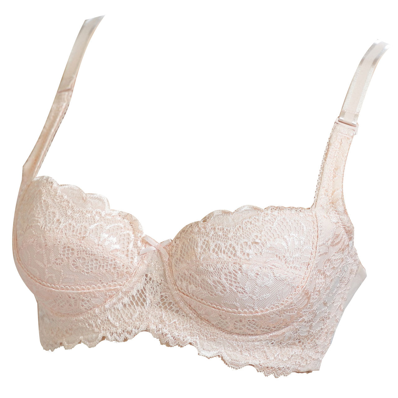 ブラジャー 肌側 シルク100% ワイヤー入り レース M L LL レディース 女性 下着 インナー シルク 絹 3/4カップ A70 A75 A80 B70 B75 B80 C70 C75 C80 D80 E80 快適 蒸れにくい 肌に優しい 天然素材 春夏 秋冬 オールシーズン (送料無料)