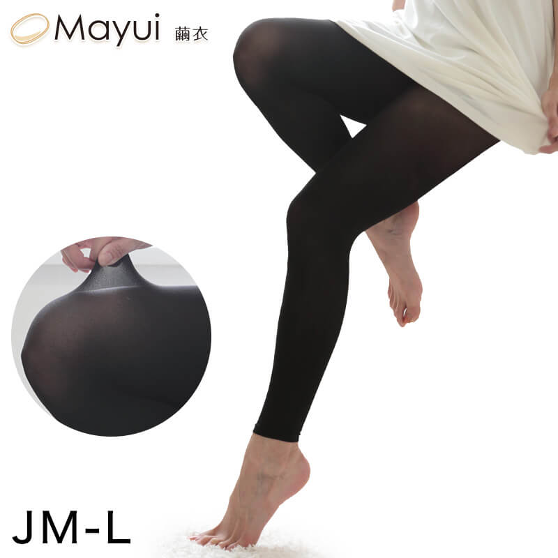 繭衣 女性用 裏シルク100％ 超伸び 10分丈スパッツ JM-L (レディース