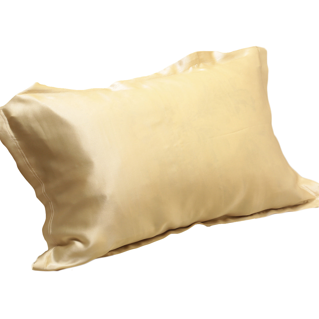 枕カバー シルク100% 寝癖防止 ファスナー ジップ 両面 洗える 手洗い 美肌 美髪 寝具 無地 フリルなし サテン ツヤツヤ かわいい 肌荒れ防止 髪へのいい効果が期待 抜け毛予防 43×63 43cm×63cm枕用(外側サイズ51cm×72cm) 寝具 ピロウカバー (送料無料)