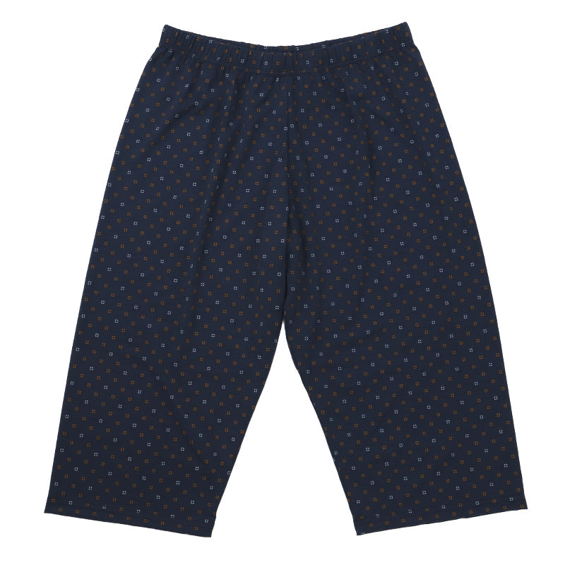 ステテコ メンズ 夏用 ルームパンツ 7分丈 ストレッチ M ~ 3L 部屋着 ルームウェア ズボン パジャマ 夏 紳士 男性 シャレテコ すててこ パンツ 大きいサイズ