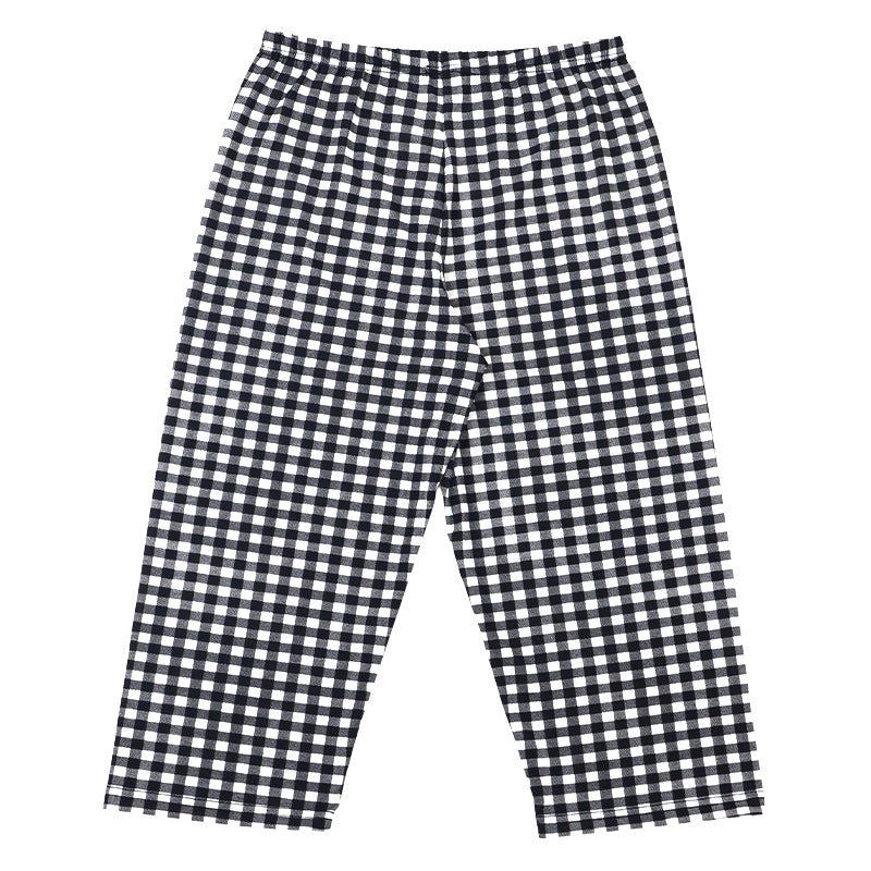ルームパンツ レディース ステテコ 7分丈 おにわパンツ M-L L-LL 部屋着 ズボン ルームウェア ボトム パジャマ リラックス 婦人 女性 シャレテコ すててこ