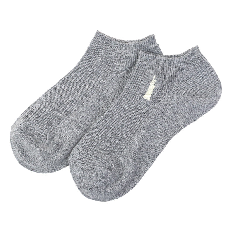 靴下 キッズ 子供 ソックス スポーツ 19 - 24cm くつ下 くつした 綿混 コットン 学生 制服 女子 小学生 中学生 高校生 EAST BOY イーストボーイ