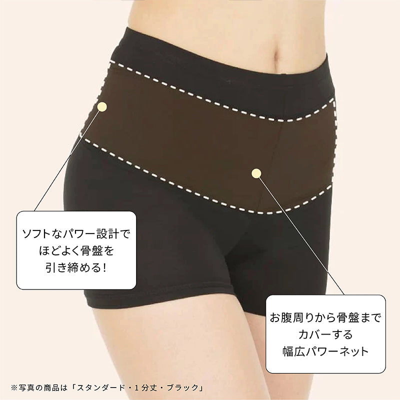 レギンス レディース 1分丈 M ~ 3L スパッツ インナー 下着 女性 ストレッチ 快適 伸縮 大きいサイズ 下腹 着圧 加圧 着痩せ 補正 補正下着 補整 補整下着 骨盤 ガードル