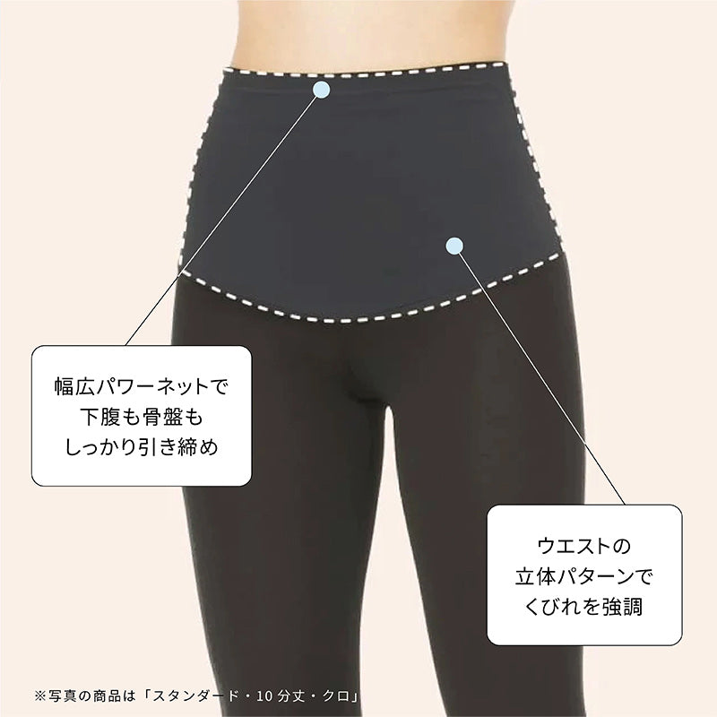 レギンス レディース 3分丈 M ~ 3L スパッツ インナー 下着 女性 ストレッチ 快適 伸縮 大きいサイズ 下腹 着圧 加圧 着痩せ 補正 補正下着 補整 補整下着 骨盤 ガードル
