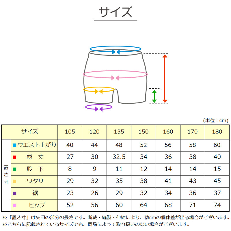 日本製 キッズ スポーツ UV レギンス 3分丈 105cm~180cm ( スポーツインナー 子供 uvカット ジュニア 男の子 女の子 スパッツ )