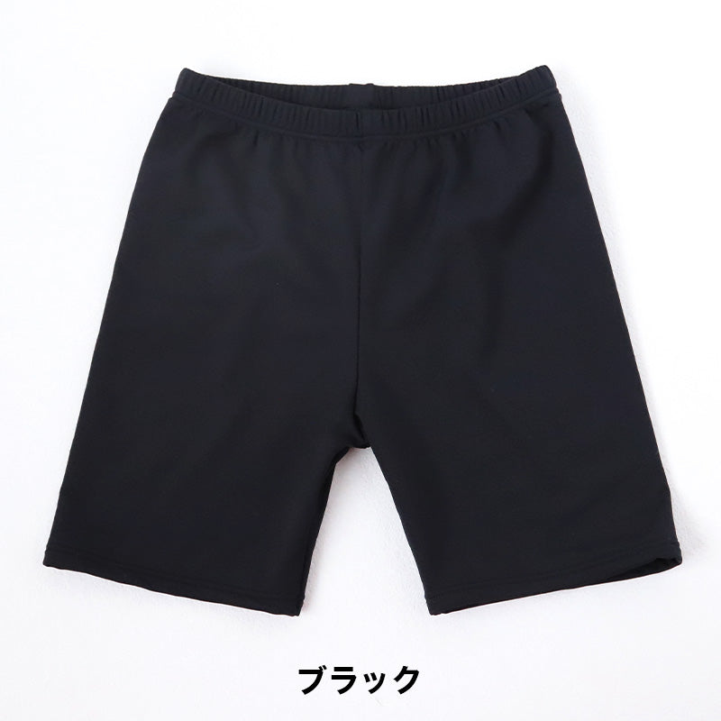 日本製 キッズ スポーツ 裏起毛 スパッツ 3分丈 冬 105cm~150cm オーバーパンツ アンダーパンツ スポーツインナー 子供 ジュニア 男の子 女の子 uvカット レギンス スカート下 下履き 重ね履き