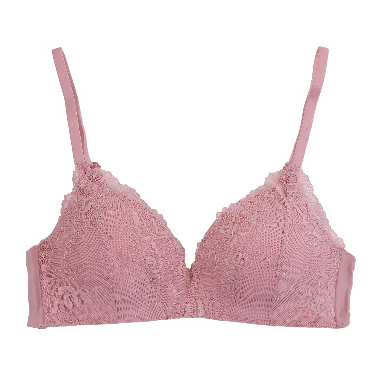 ノンワイヤーブラ ブラジャー ノンワイヤー 花柄レース S~LL (内側シームレスブラ 肌側シームレス モールド ワイヤーなし ワイヤーレス 単品 下着 レディース インナー フィット ソフトブラ 黒) (在庫限り)