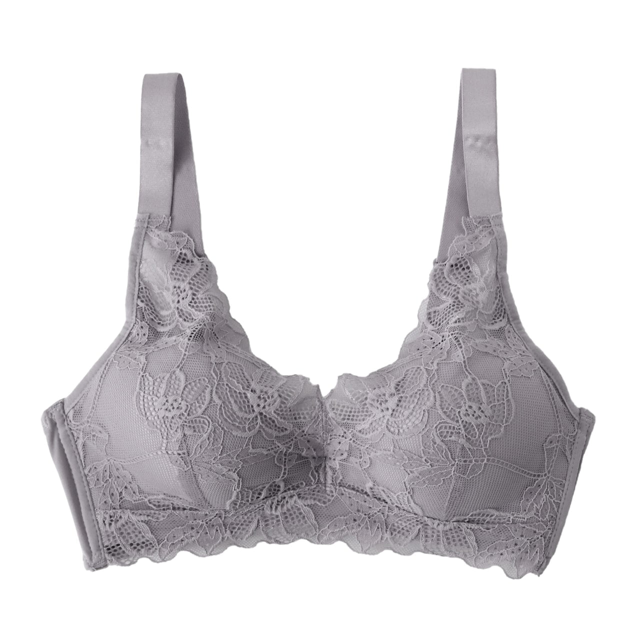 ブラジャー 脇高 ノンワイヤー ノンワイヤーブラ レース くすみカラー M~3L レディース 女性 下着 かわいい 脇肉 ワイヤレス ワイヤーなし 単品 婦人 インナー 締め付けない 楽 ラク フィット ソフトブラ