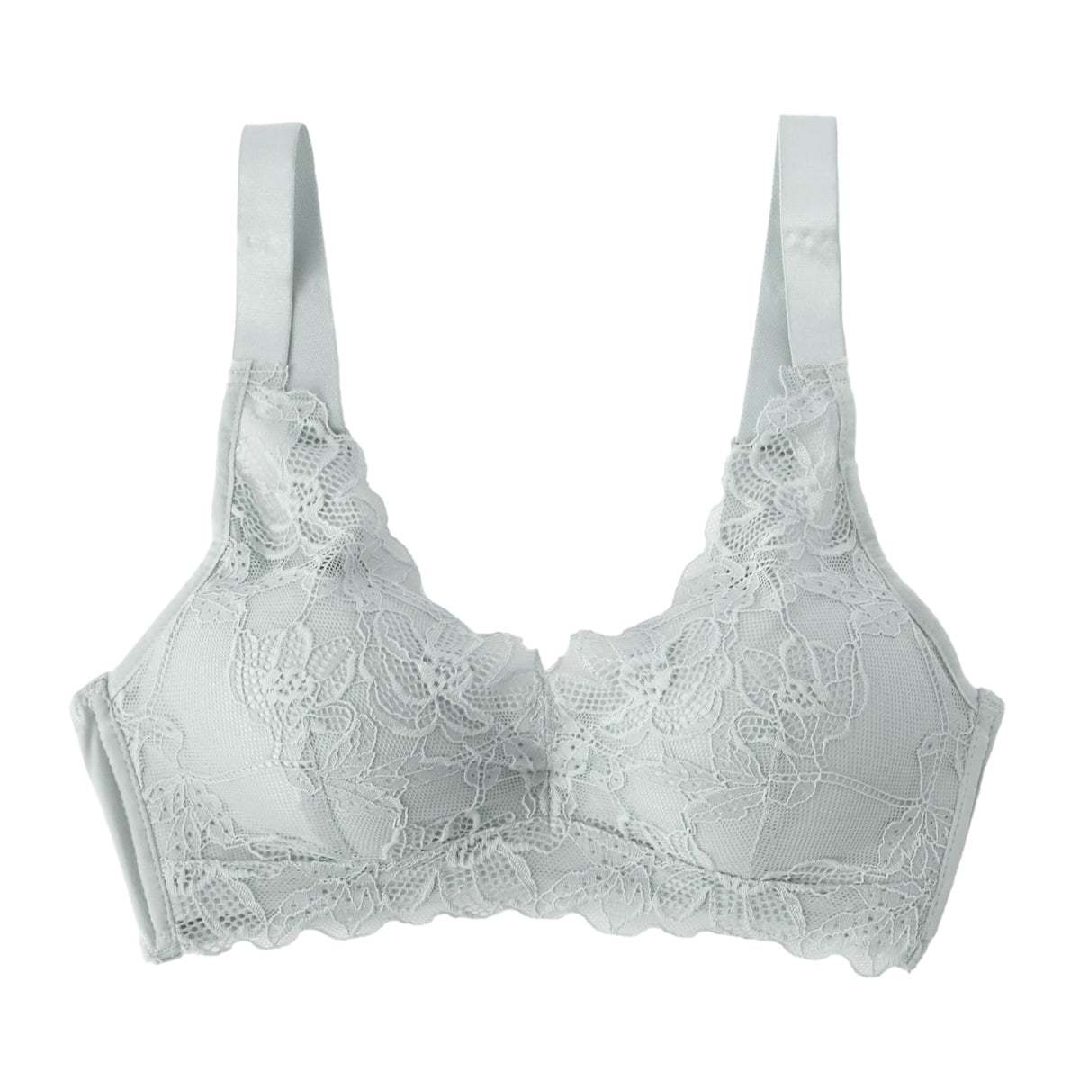 ブラジャー 脇高 ノンワイヤー ノンワイヤーブラ レース くすみカラー M~3L レディース 女性 下着 かわいい 脇肉 ワイヤレス ワイヤーなし 単品 婦人 インナー 締め付けない 楽 ラク フィット ソフトブラ