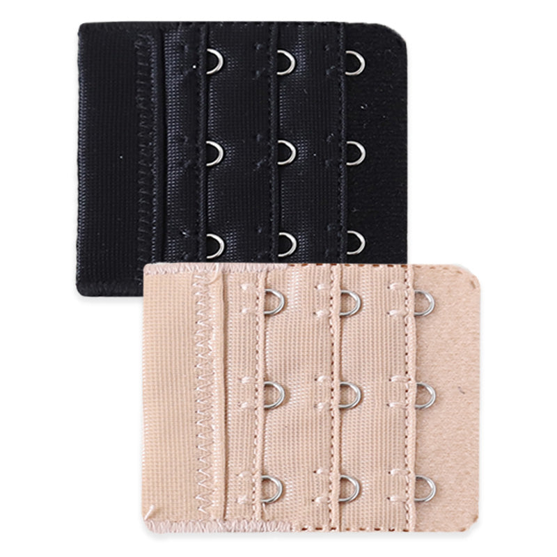 ブラジャー ホック 延長 ブラ フック 増設 プラスフック 2段×3列 3段×3列 (ブラフック ブラホック レディース 下着 大きいサイズ 婦人 調節フック)