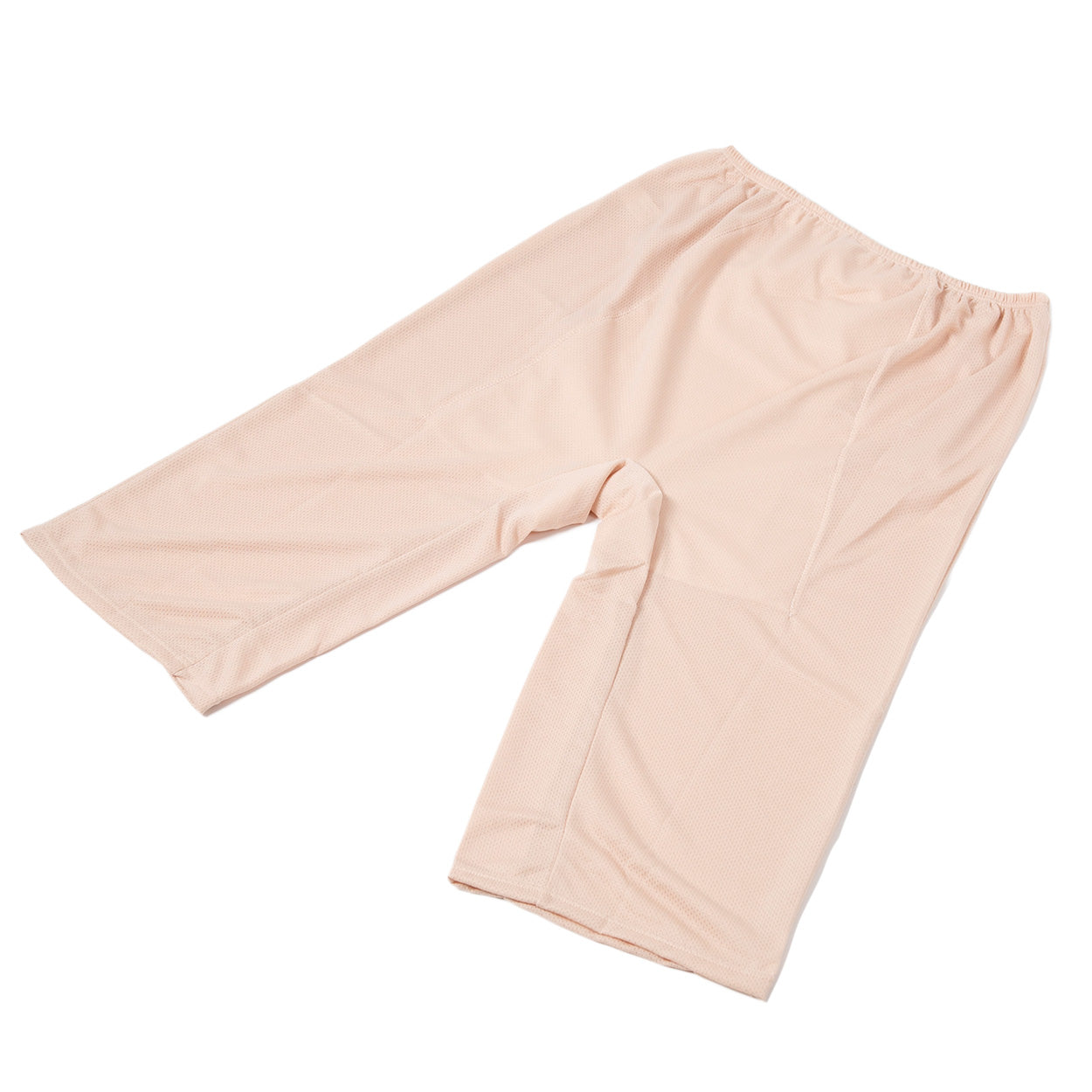 ペチパンツ サニタリー 防水布つき 透け防止 7分丈 防水 蒸れない メッシュ 通気性 スカートの下に重ねて安心 ブラック 黒 ベージュ サラサラ 透けない 生理 スカート ズボンの下 M L LL (在庫限り)