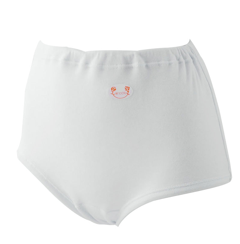福助 ショーツ ガーゼ 綿100% 深履き ゴム入れ替え口付き レディース パンツ M・L 下着 肌着 深ばき ゆったり お尻すっぽり 締め付けない インナー 二重ガーゼ 女性 婦人 日本製