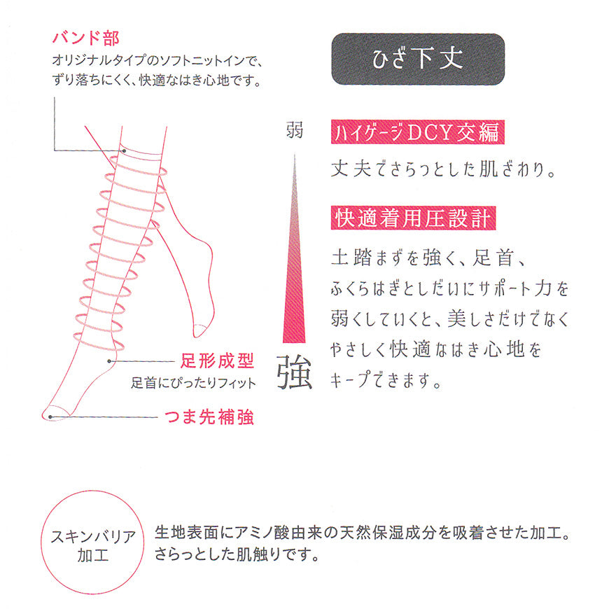グンゼ ショートストッキング IFFI DCY交編(ひざ下丈) まとめ買い 18足セット 22~25cm (GUNZE イフィー レディース)