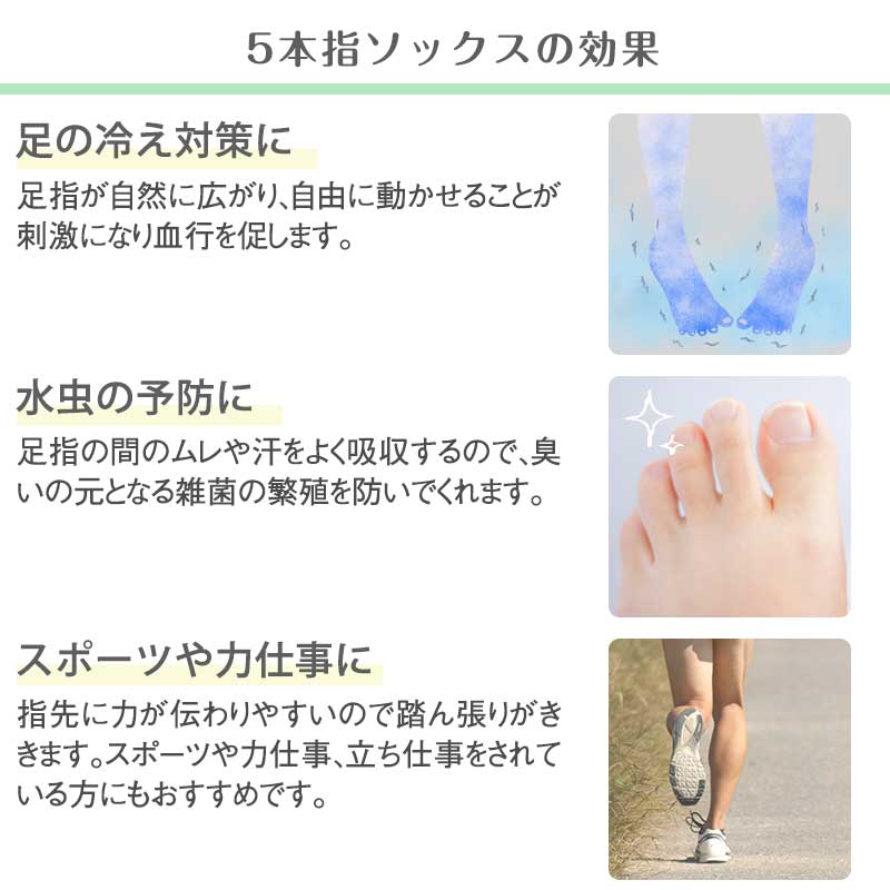 5本指ソックス メンズ ゆったり 締め付けない 5本指靴下 綿 クルー丈 24-27cm・27-29cm 五本指ソックス 靴下 ソックス カラフル 男性 日本製 抗菌防臭 吸汗 丈夫
