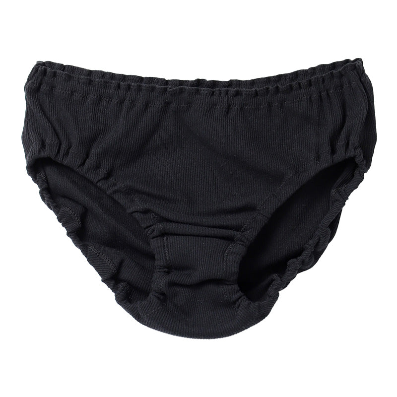 綿100% リブ ハーフショーツ レディース ゆったり フィット インナーショーツ S M L LL 3L 4L 5L 6L 下着 肌着 パンツ コットン 締め付けにくい インゴム 肌側綿 リラックス ショーツ 婦人 女性 大きいサイズ シンプル 無地 ベーシック 毎日使い