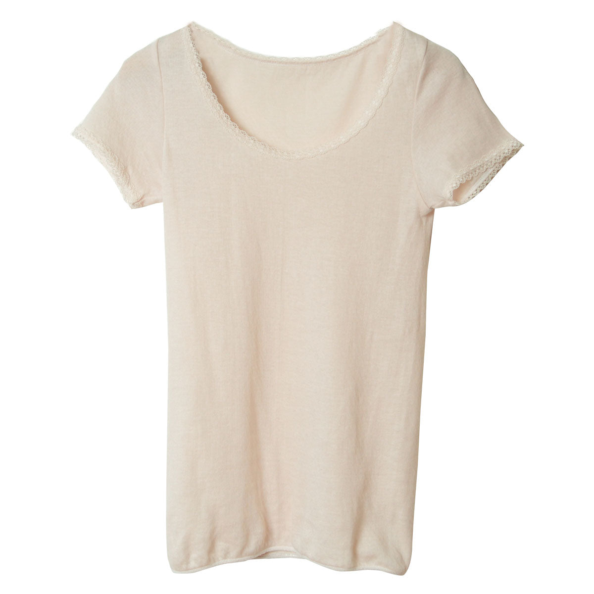 綿100% インナー 半袖 レディース ガーゼ M~LL 下着 肌着 締め付けない 綿 コットン シャツ 3分袖 女性 婦人 冷えとり あったか 暖かい 日本製