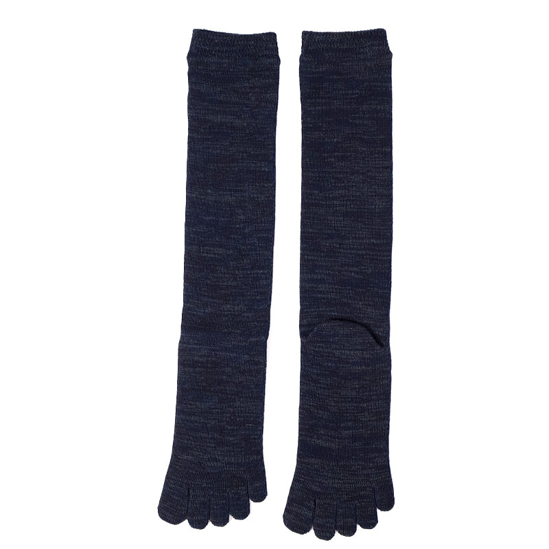 5本指靴下 ハイソックス レディース 23-25cm 5本指ソックス 五本指 ソックス 女性 23cm 24cm 25cm 日本製 丈夫 カラフル カラー