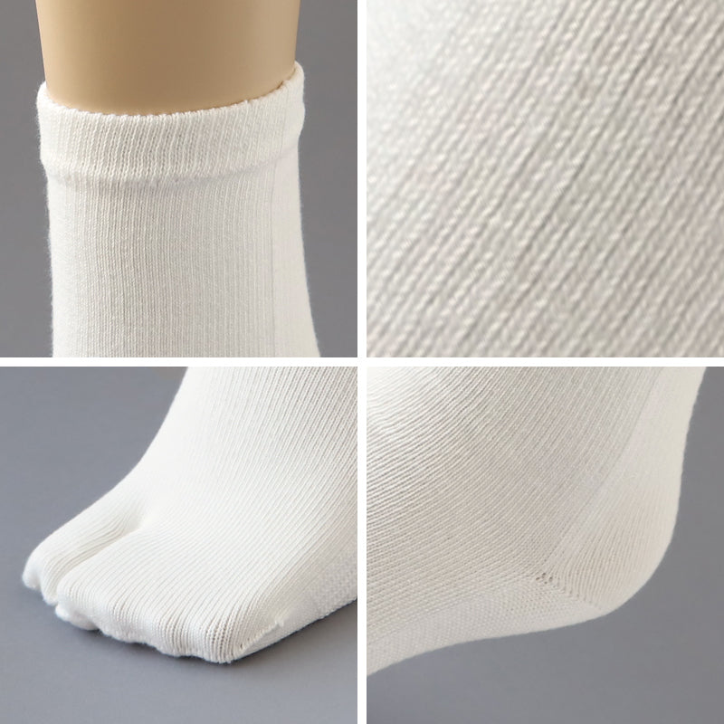 Suteteko 日本製 婦人 クルー 足袋靴下 22-24cm・24-26cm (靴下 女性 日本製 抗菌防臭 吸汗 丈夫) (在庫限り)