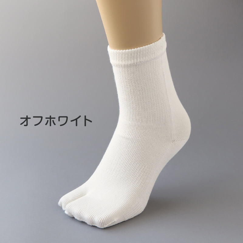 Suteteko 日本製 婦人 クルー 足袋靴下 22-24cm・24-26cm (靴下 女性 日本製 抗菌防臭 吸汗 丈夫) (在庫限り)