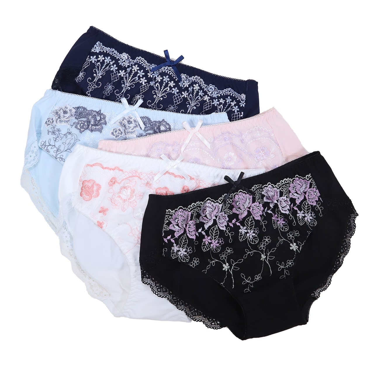 ショーツ レディース 大きいサイズ 3l 4l 5l 綿 セット 柄おまかせ 5枚組 3L~10L (下着 女性 婦人 まとめ買い 福袋 インナー かわいい おしゃれ 6l 8l 10l) (在庫限り)