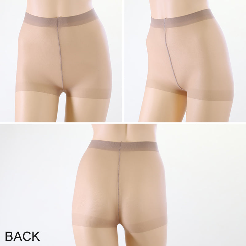 ECOSTO 日本製 ストッキング 透明感 SS-S~L-LL (パンスト 破れにくい まとめ買い 小さいサイズ 大きいサイズ プチプラ 素足 レディース) (在庫限り)