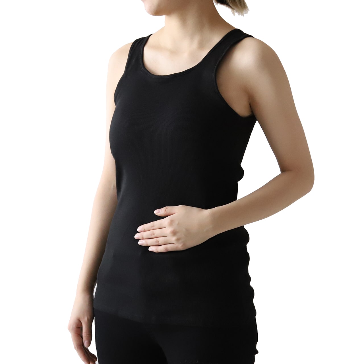 カップ付き タンクトップ インナー レディース 綿100% 下着 リブ 楽 ブラトップ アンダーゴムなし S~5L 肌着 カップ付きインナー ゆったり リラックス 締め付けない 伸びる 伸縮 パッド 婦人 シンプル 女性 ll 3l 4l 5l 大きいサイズ