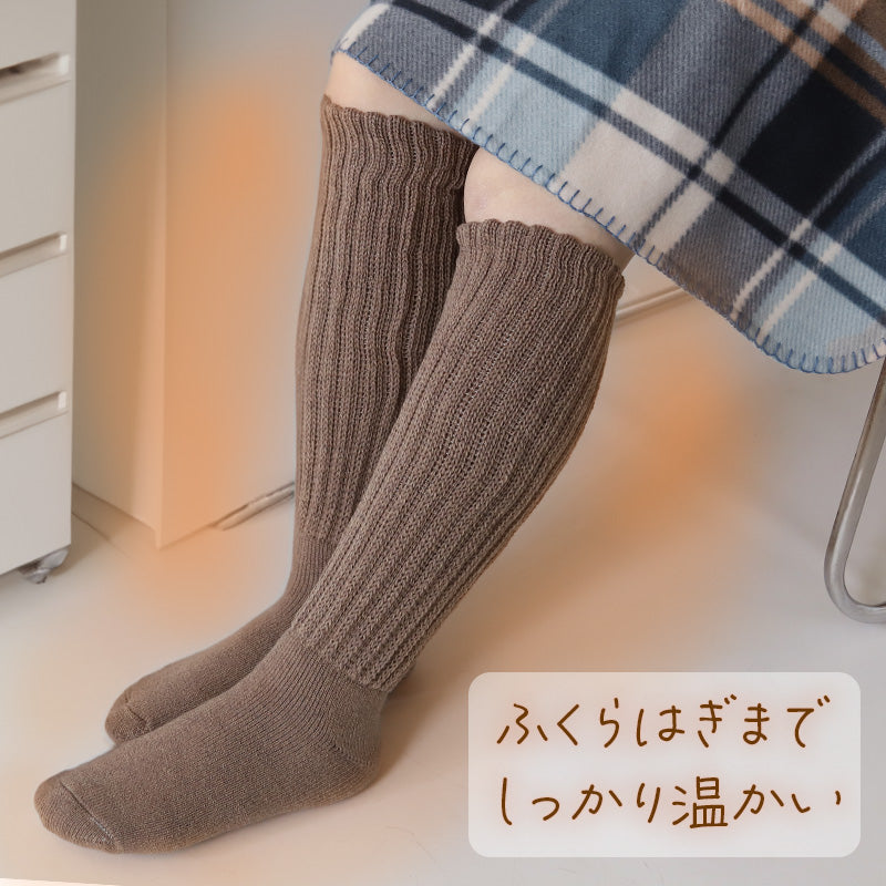 靴下 レディース 暖かい ハイソックス 裏起毛 ルームソックス あったか 厚手 モコモコ 冬用 20-22cm~28-30cm 冷えとり 締め付けない 婦人 ぽかぽか 防寒 大きいサイズ