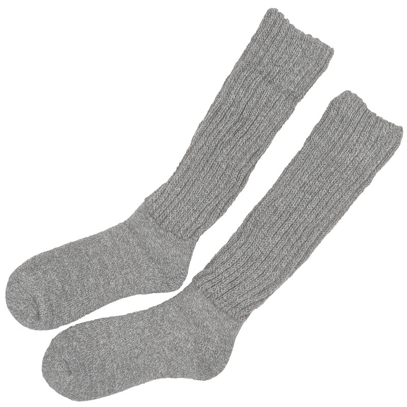 裏起毛 靴下 メンズ あったか 厚手 ソックス 20-22cm~28-30cm ハイ丈 大きいサイズ 男 厚地 暖かい 保温 ハイソックス 防寒 冷え性対策グッズ 足 お休みソックス パイル アウトドア 屋内 屋外 紺 灰 茶