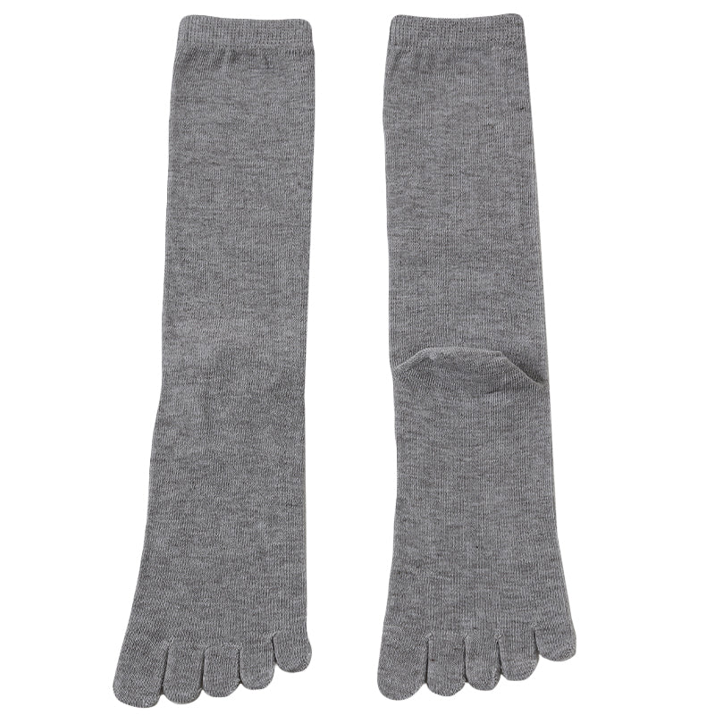 5本指ソックス レディース メンズ ハイクルー 薄手 靴下 22-24cm~28-30cm 5本指 ソックス 夏用 蒸れない 5本指靴下 五本指ソックス ハイソックス ユニセックス 大きいサイズ
