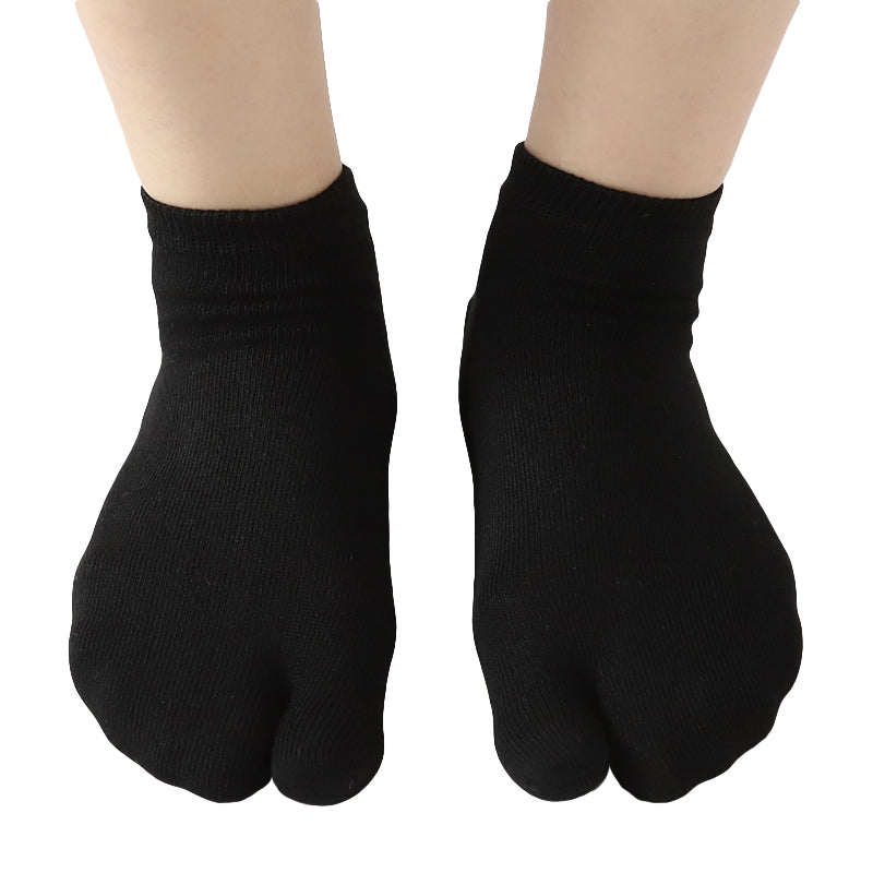 足袋ソックス レディース メンズ 足袋靴下 スニーカーソックス 大きいサイズ 薄手 綿 22-24cm~28-30cm 足袋型 ソックス スニーカー丈 白 黒 グレー 男性 女性 外反母趾 運動 ウォーキング ランニング