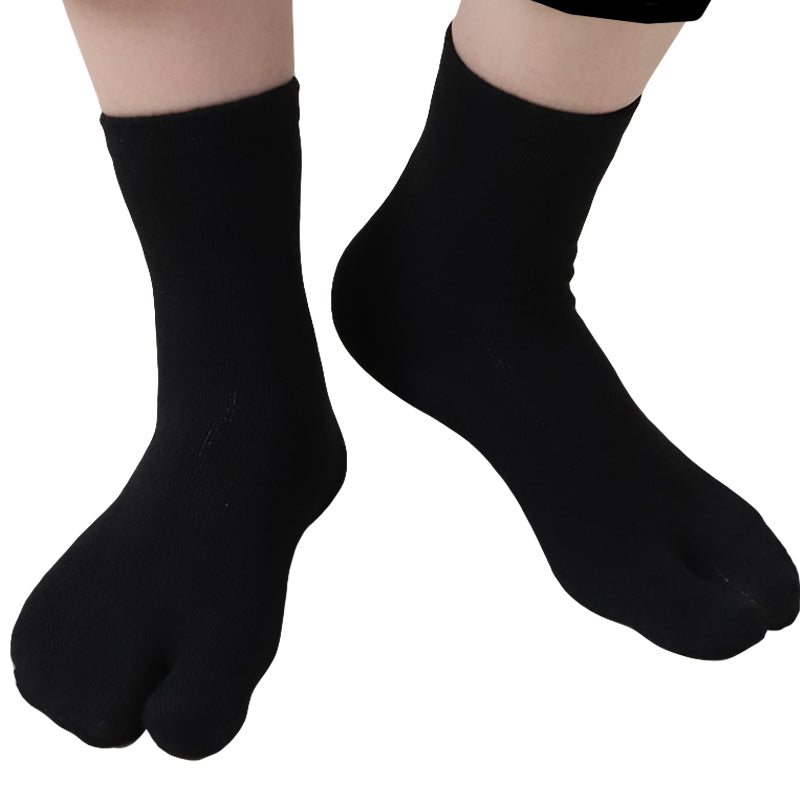 足袋靴下 キッズ レディース 小さいサイズ クルーソックス 薄手 足袋ソックス 子供 靴下 14-18cm・18-22cm ソックス 夏用 蒸れない 女の子 男の子 白 黒