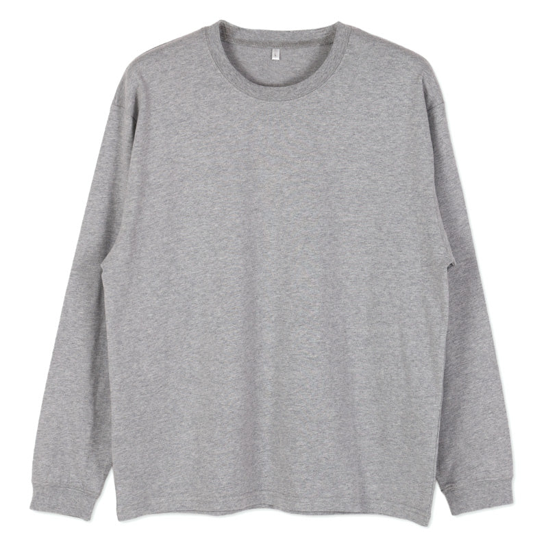 綿100 長袖 Tシャツ 薄手 ルームウェア レディース メンズ ユニセックス S M L LL 3L 4L 綿100% ロンt トップスのみ コットン パジャマ 寝巻き 部屋着 丸首 夏向け 軽い 綿素材 家族 おそろい 大きいサイズ オーバーサイズ シンプル 無地 外出