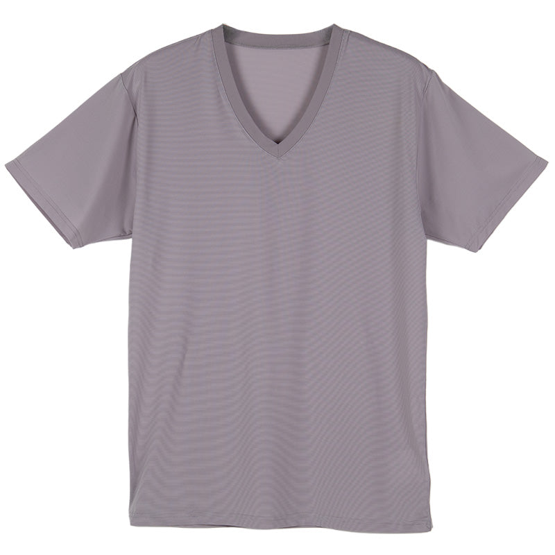 大きいサイズ メンズ tシャツ 半袖 v首 Tシャツ 3L 4L 5L 6L 7L 8L 10L vネック ビッグサイズ キングサイズ ワイドサイズ トールサイズ 冷感インナー 接触冷感 吸汗速乾 ドライ ストレッチ 通気性 夏 インナー 肌着 下着 ひんやり さらさら 涼しい