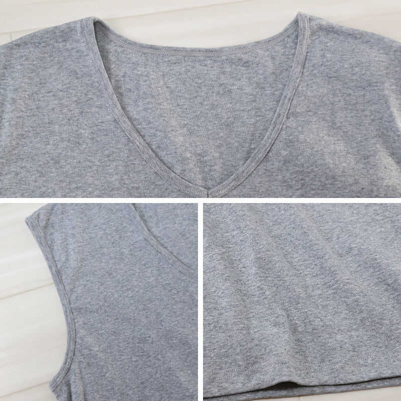 インナー メンズ ノースリーブ 綿100% vネック tシャツ 大きいサイズ 3L~4L スリーブレス 下着 肌着 綿100 コットン 男性 紳士 インナーシャツ 抗菌 防臭 3L 4L 白 黒 無地 V首