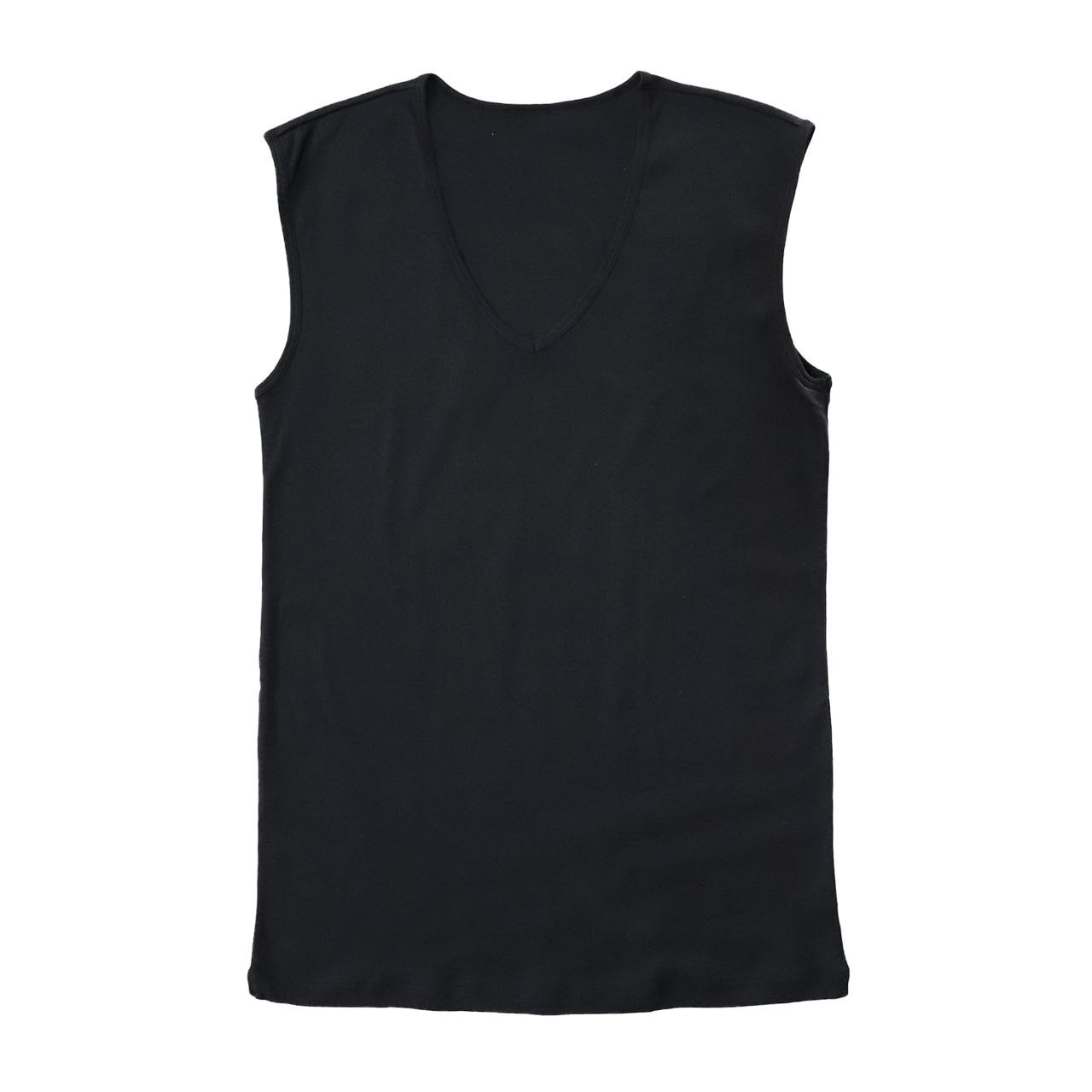 メンズ ノースリーブ 綿100% 深Vネック ランニング シャツ 3L~4L 大きいサイズ スリーブレス 下着 肌着 男性 紳士 インナー 抗菌 防臭 3L 4L 白 黒 V首