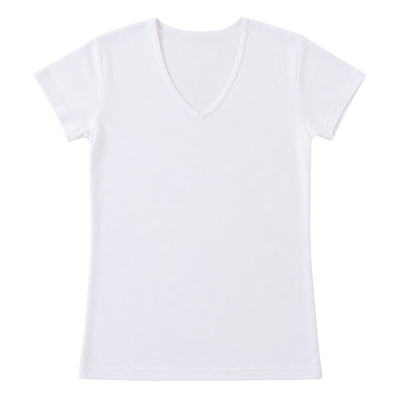 メンズ 綿100% 深Vネック Tシャツ 3L・4L (大きいサイズ 男性 紳士 半袖 下着 肌着 インナー 抗菌 防臭 3L 4L 白 黒 V首)